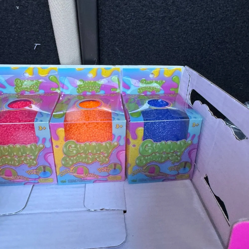 Gummy Gum Drops - Purple, Pink, Orange, Blue (Not Needoh)